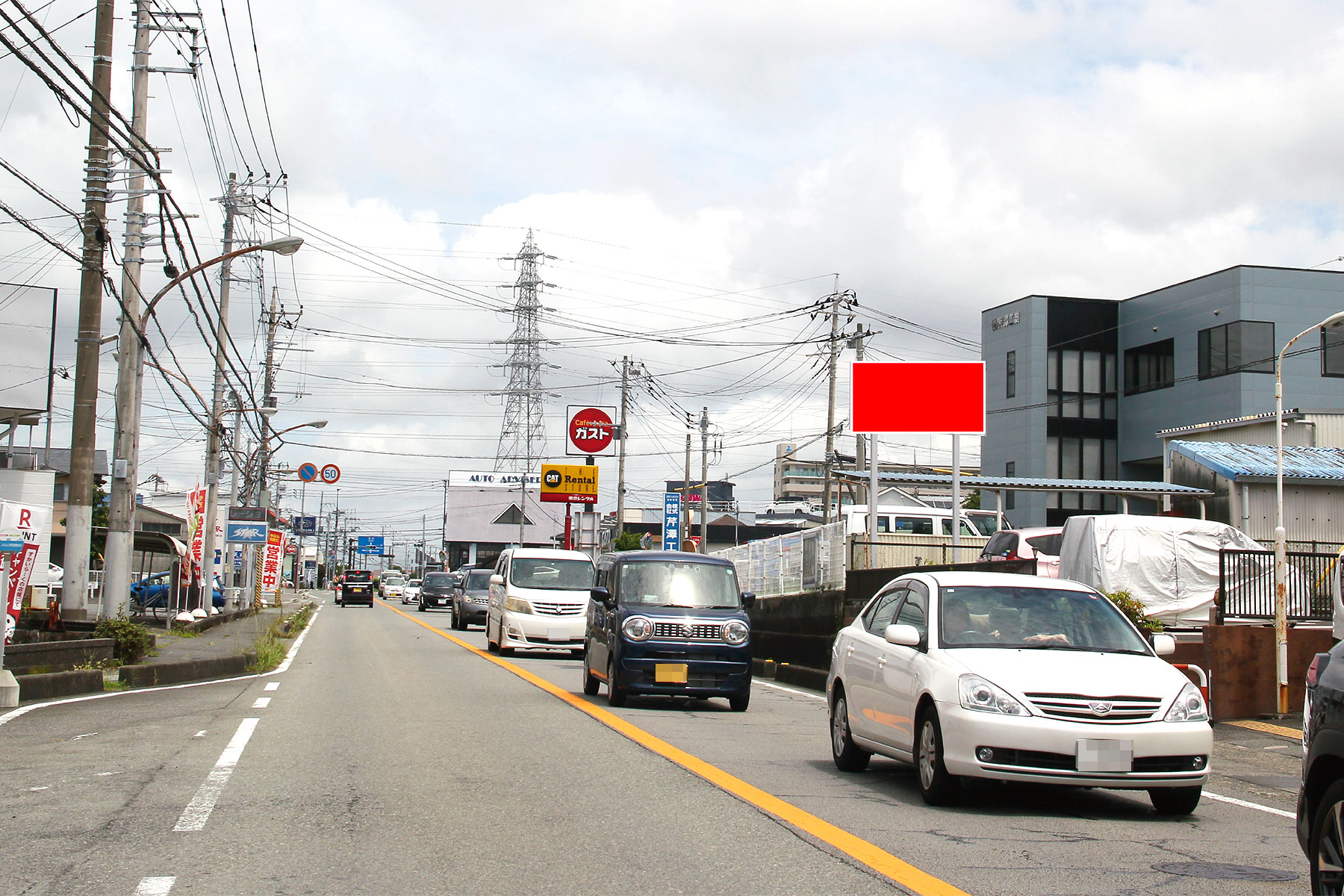 旧246号沿い、長泉町下土狩付近