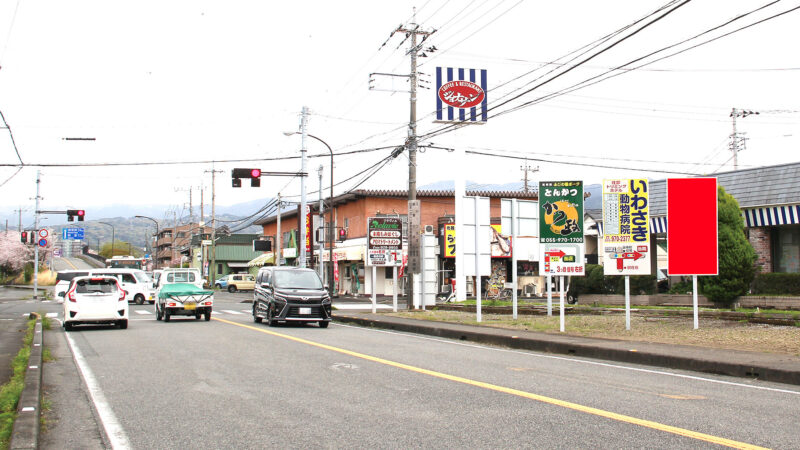 熱函道路間宮交差点付近、熱海方面向き看板