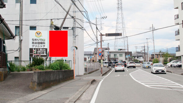 長泉中央通り 長泉小学校北交差点南側看板