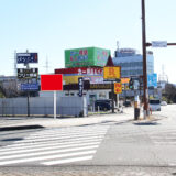 ぐるめ街道・門池小入口交差点付近看板（南向き）