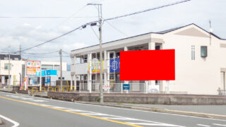 旧246号沿い、沼津市大岡プレステージハイム前（大枠）