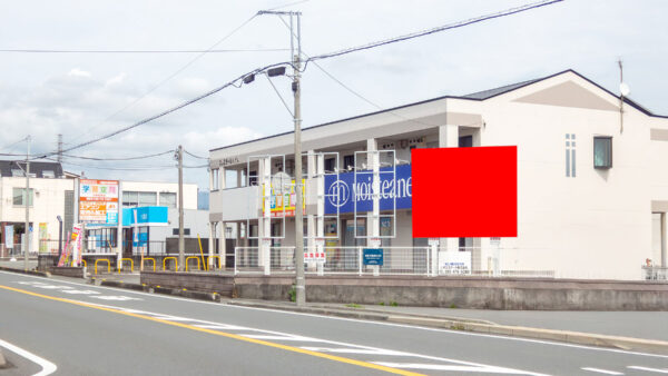 旧246号沿い、沼津市大岡プレステージハイム前(中枠)