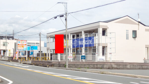 旧246号沿い、沼津市大岡プレステージハイム前(小枠)