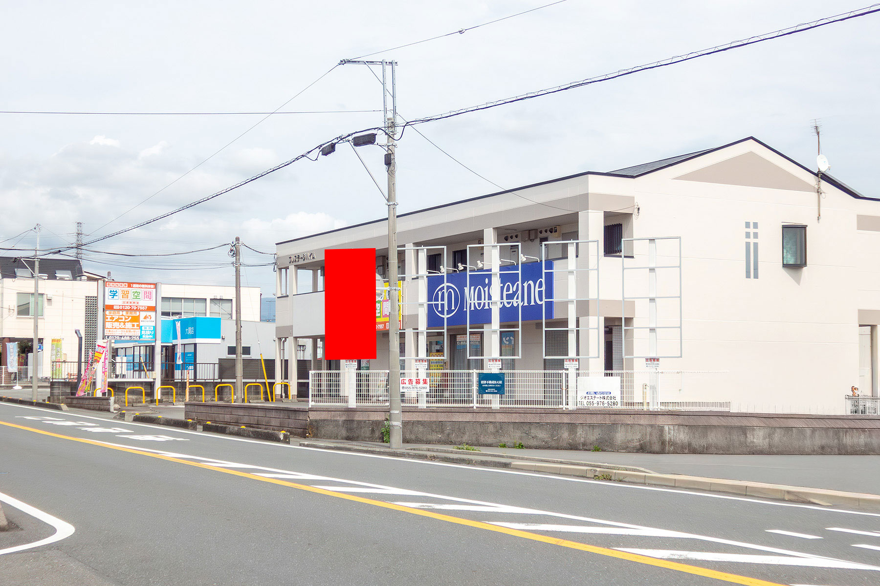旧246号沿い、沼津市大岡プレステージハイム前 小枠